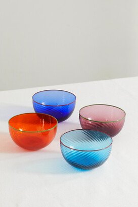 Cabana - Idra Set Of Four Murano Glass Bowls - Multi