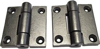 2 Cast Iron Hinges -3/16 Thick - Sold By The Pair