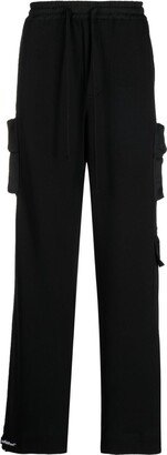 x notRainProof wide-leg cargo track pants