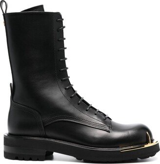 Tiger Tooth combat leather boots