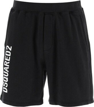 Logo Printed Sweat Shorts-AC