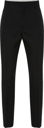 Slim-Cut Woollen Trousers