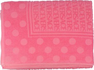 Allover Polka Dot Bath Towel-AA