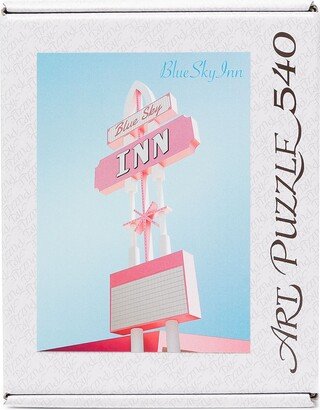 BLUE SKY INN Photograph Print Puzzle