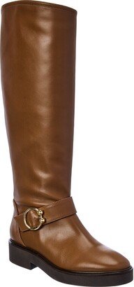 Luxering Leather Knee-High Riding Boot