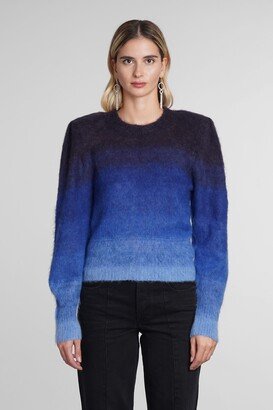 Marant Étoile Deniza Knitwear In Blue Mohair
