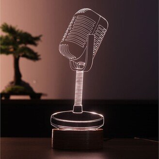 Microphone Lamp, 3D Kids Room Lighting
