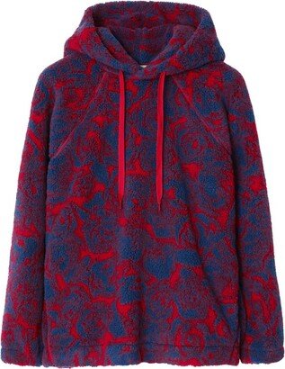 Fleece Rose Hoodie