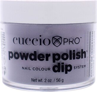 Pro Powder Polish Nail Colour Dip System - Grey with Mica by Cuccio for Women - 2 oz Nail Powder