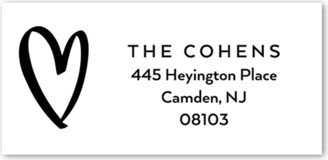 Address Labels: Simple Handwritten Love Address Label, White, Address Label, Matte