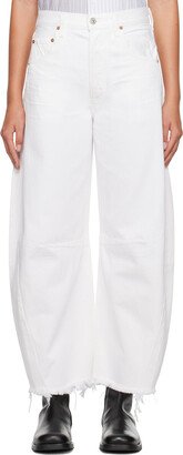 White Horseshoe Jeans