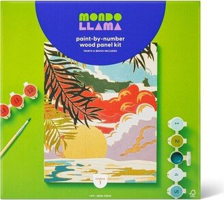 Paint by Number Kit Foil sunset - Mondo Llama™