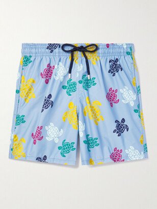 Moorea Straight-Leg Mid-Length Printed Recycled Swim Shorts