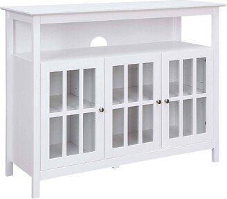 Big Sur Deluxe Storage Cabinets and Shelf TV Stand for TVs up to 48 - Breighton Home