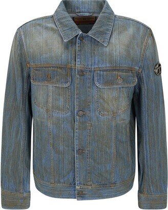 D-Barcy-Fsc Distressed Denim Jacket