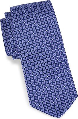 Geometric Silk Tie-AD