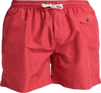 SOLITARIO Swim Trunks Red