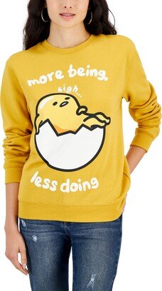 Love Tribe Juniors' Gudetama More Being Graphic Sweatshirt