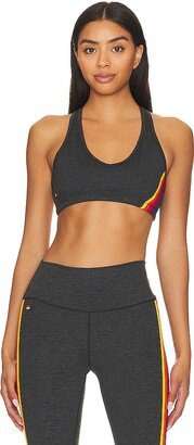 5 Stripe V Cut Sports Bra