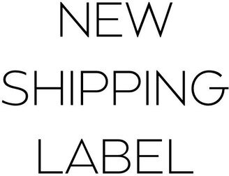 New Shipping Label