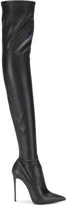 Eva thigh-high leather boots