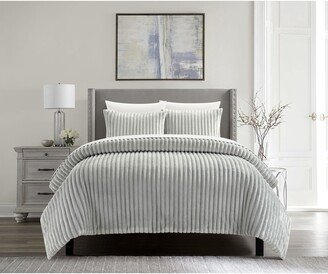 Fergo Channel Quilted 5-Piece Bedding Set - Twin