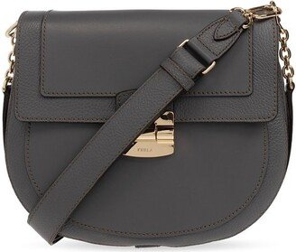 Club Logo Detailed Crossbody Bag-AC