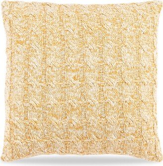 Lauro Cable-Knit Floor Pillow