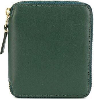 Logo Print Zipped Wallet-AB