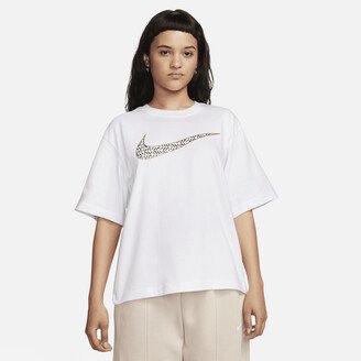 Women's Sportswear x United Boxy T-Shirt in White