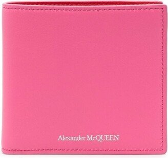 Logo-Print Bi-Fold Wallet-AB