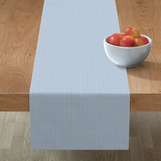 Table Runners: Gingham Check - Light Blue Table Runner, 72X16, Blue