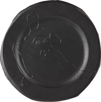 Yellow Nose Studio SSENSE Exclusive Black Before The Coffee Dinner Plate