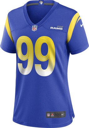 Women's NFL Los Angeles Rams (Aaron Donald) Game Football Jersey in Blue