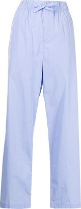 Drawstring Poplin Pajama Bottoms-AA