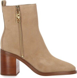 Michael Block Heel Ankle Boots