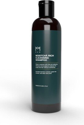 Moistcha Rich Cleansing Shampoo for Men - Promotes Hair Growth - Helps Prevent Dandruff and Inflammation - 8 oz - PuffCuff
