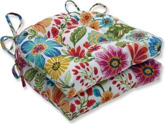 Pillow Perfect Gregoire Prima Reversible Chair Pad, Set of 2