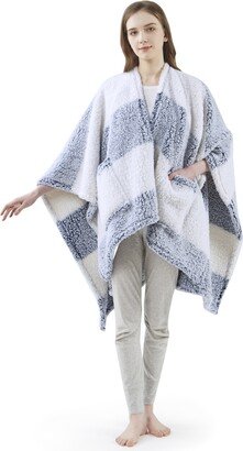 Alpine Valley Cozy Sherpa Wrap, 50 x 60