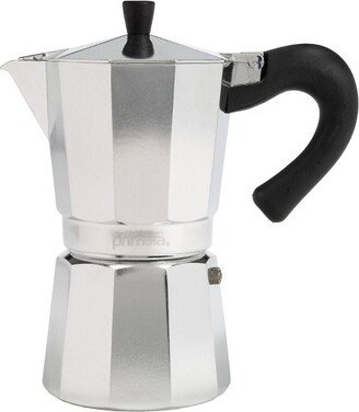 Aluminum 9 Cup Stovetop Espresso Maker Polished