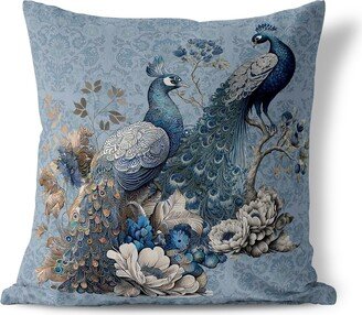 Amrita Sen Designs Amrita Sen Regal Feathers Indoor Outdoor Pillow