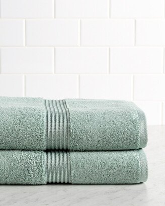 Solid 2Pc Bath Sheet Egyptian Cotton Towel Set