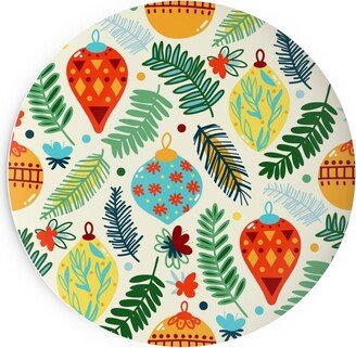 Salad Plates: Colorful Christmas Classic - Multi Salad Plate, Multicolor