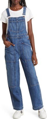 Oversize Denim Carpenter Overalls