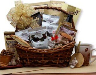 Gbds Coffee Time Gift Basket- coffee gift basket