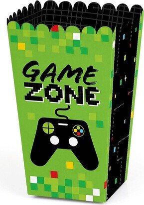 Big Dot Of Happiness Game Zone - Video Game Party or Birthday Party Favor Popcorn Treat Boxes - 12 Ct