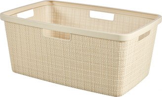 Curver Jute Laundry Basket Ivory