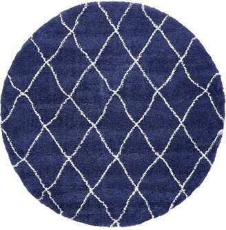 Bayshore Home Fazil Shag Faz3 8' x 8' Round Area Rug