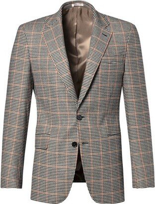 Fursac Jacket with houndstooth pattern