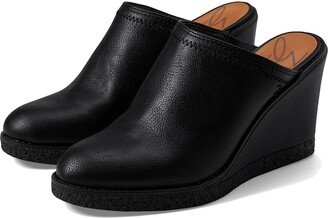 Isa-Wedge (Black Synthetic) Women's Shoes